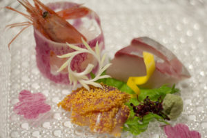 Kaiseki, the Japanese plating style, is an art form that balances the taste, texture, appearance, and colors of food