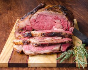 Prime Rib dinner by Denni's Catering